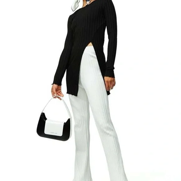 Simon Miller Black and White Retro Bag with Dust Bag - Picture 3 of 5